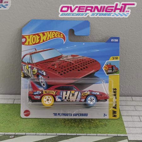 Hot Wheels 70 Plymouth Superbird HW Art Cars HYX96-N521