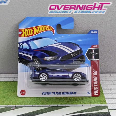 Hot Wheels Custom 18 Ford Mustang GT - Mustang 60 HYY94-N521