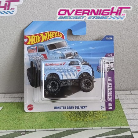 Hot Wheels Monster Dairy Delivery HW Designed By HYX93-N521