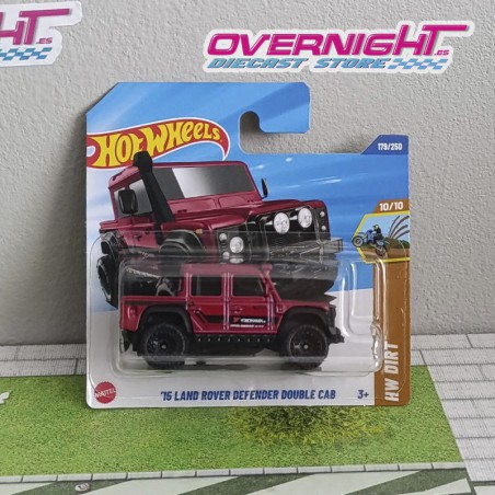 Hot Wheels 15 Land Rover Defender Double Cab HW Dirt JBB06-N521