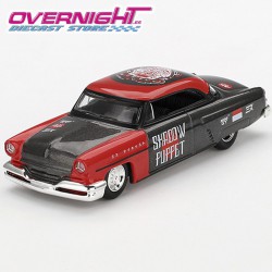 Mini GT Lincoln Capri Hot Rod Shadow Puppet 1954 Mizu Diecast - Escala 1/64 - MGT00874BL