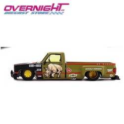 Mini GT Chevrolet Silverado Sumatran Rhino 1980 Mizu Diecast Kaido - Escala 1/64 - KHMG153