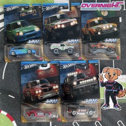 Hot Wheels Silver Speed Graphics pack de 5 - Civic Falken, Range Rover Castrol GDG44 9C7J