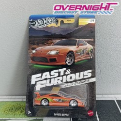 Hot Wheels Silver Toyota Supra naranja Furious O´Conner JBY30-LA10