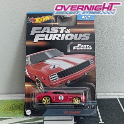 Hot Wheels Silver 69 Camaro Furious serie 3 HND14-ND710