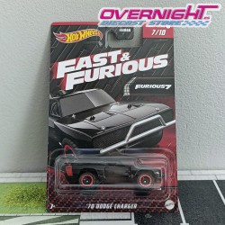 Hot Wheels Silver 70 Dodge Charger Furious serie 1 HNR97-ND710