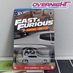 Hot Wheels Silver 1970 Chevelle SS Furious Toretto HRW47-LA10