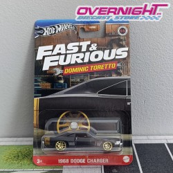 Hot Wheels Silver 1968 Dodge Charger Furious Toretto HRW50-LA10