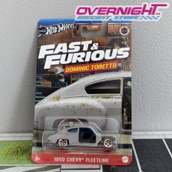 Hot Wheels Silver 1950 Chevy Fleetline Furious Toretto HRW49-LA10