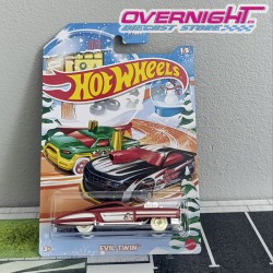 Hot Wheels Silver Evil Twin Happy New Year 2025 HVX16-ND710