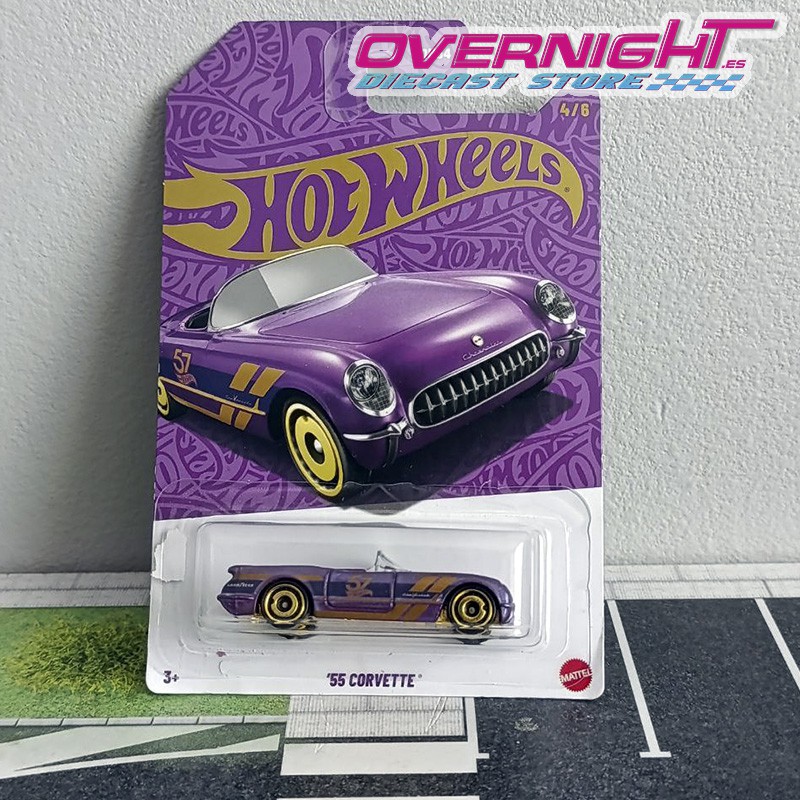Hot Wheels Silver 55 Corvette Hot Wheels 57th JDM23-ND710