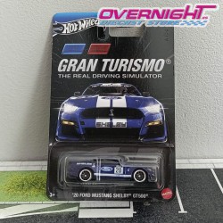Hot Wheels Silver 20 Ford Mustang Shelby GT500 Gran Turismo HRV66-4B10
