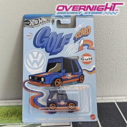 Hot Wheels Silver Tooned Volkswagen Golf MK1 Noppo Gulf JCB62-ND710