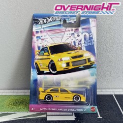 Hot Wheels Silver Mitsubishi Lancer Evolution VI 90s Street Scene JCB58-ND710