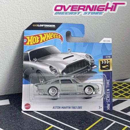 Hot Wheels Aston Martin 1963 DB5 - HW Screen Time - HTB36-N521