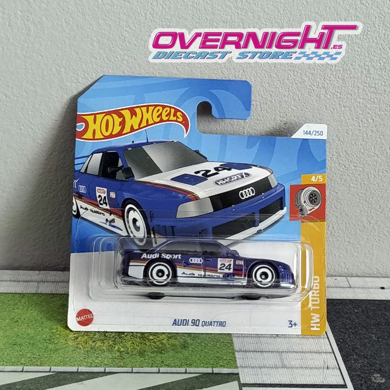 Hot Wheels Audi 90 Quattro – azul HTC64-N521