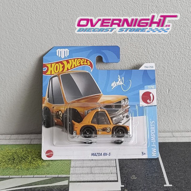 Hot Wheels Mazda RX-3 (Tooned) – naranja HRY71-N521