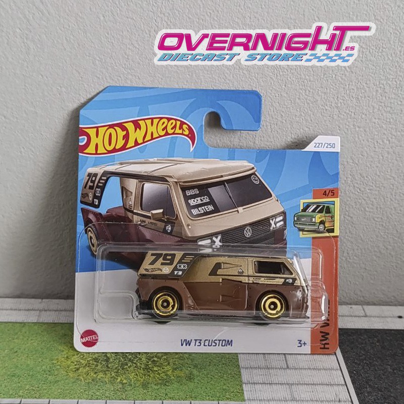 Hot Wheels VW T3 Custom – marron HRY57-N521