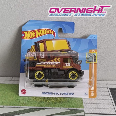 Hot Wheels Mercedes-Benz Unimog 1300L – marron HKH26-M521