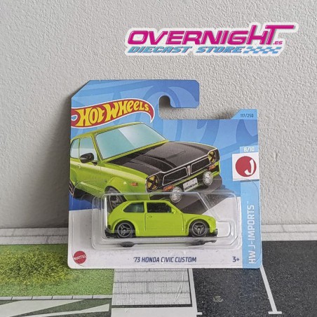 Hot Wheels 73 Honda Civic Custom – verde HKG40-N521