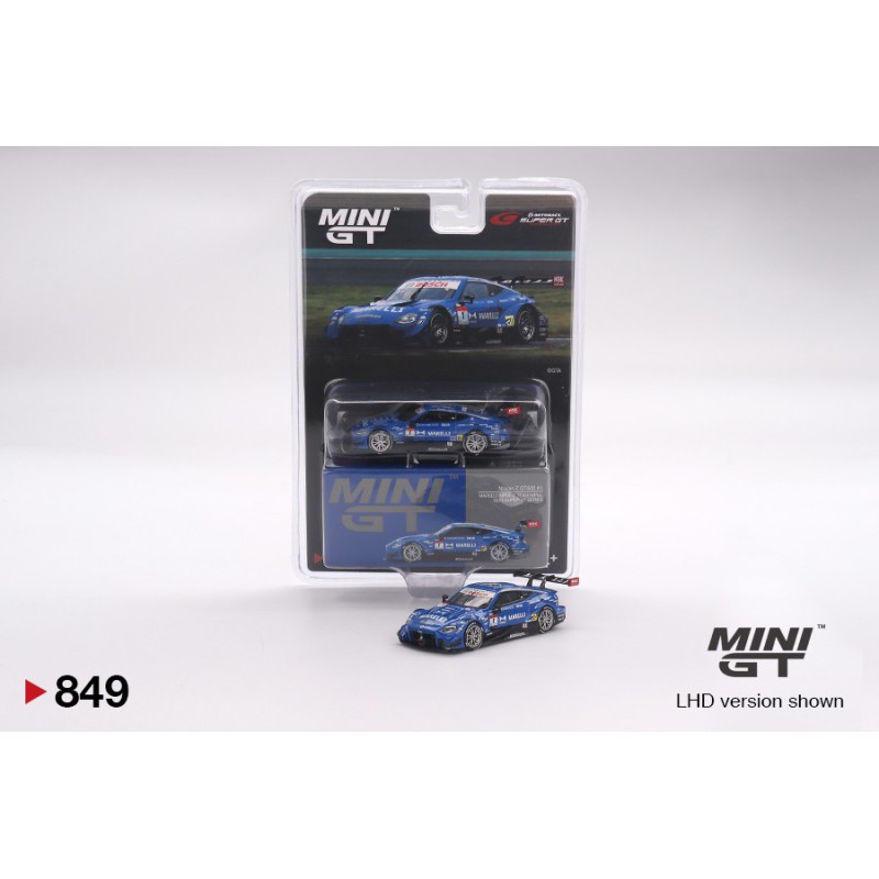 Mini GT 2023 Nissan Z Gt500 n1 Marelli Impul Z Team, Impul Super Gt Series - Escala 1/64 - MGT00849-BL