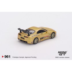Mini GT Toyota Supra MK4 A80 Top Secret GT300 dorado - Escala 1/64 MGT00961R