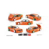 Mini GT Kaido House BMW M3 E30 Kaidohaus v1 1989 naranja - Escala 1/64 KHMG177