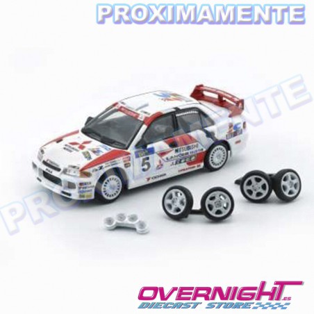 RESERVA BMCreations 95 Mitsubishi Lancer Evo III n5 Dealer Hong Kong Beijing Rally - Escala 1/64 BM64B0223
