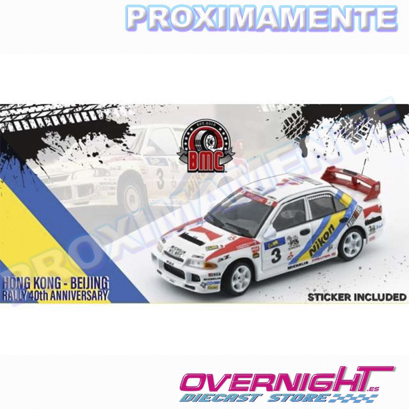 RESERVA BMCreations 95 Mitsubishi Lancer Evo III n3 Nikon Hong Kong Beijing Rally - Escala 1/64 BM64B0224