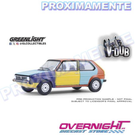 RESERVA Greenlight Volkswagen Rabbit Harlequin Tribute - Club Vee-Dub Series 21 - Escala 1/64 gl36120E