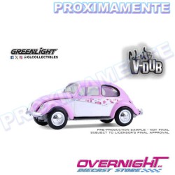 RESERVA Greenlight Volkswagen Beetle - Botanical Beetle - Club Vee-Dub Series 21 - Escala 1/64 gl36120A