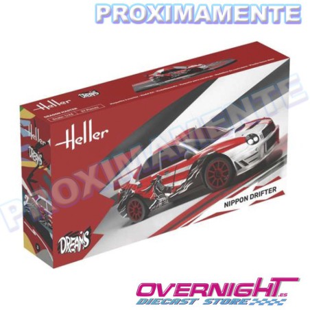 RESERVA Heller Subaru Impreza Nippon Drifter – Dreams - modelo de plástico para pintar y montar - Escala 1/43 hel41003
