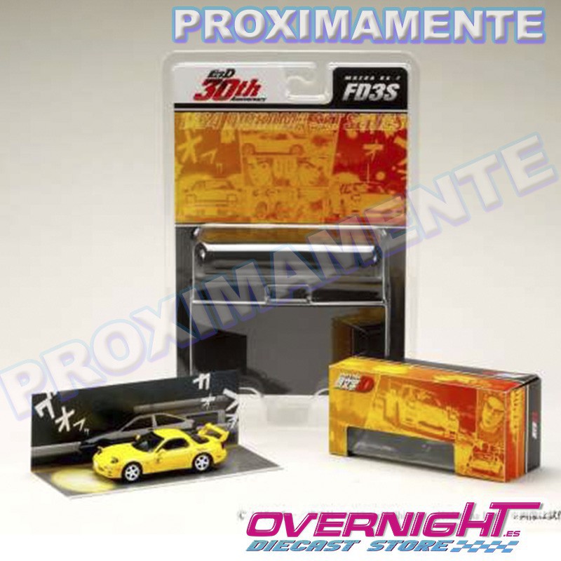 RESERVA Hobby Japan Mazda Rx-7 (Fd3s) Redsuns - Initial D - Keisuke Takahashi Escala 1/64 HJDMD002A