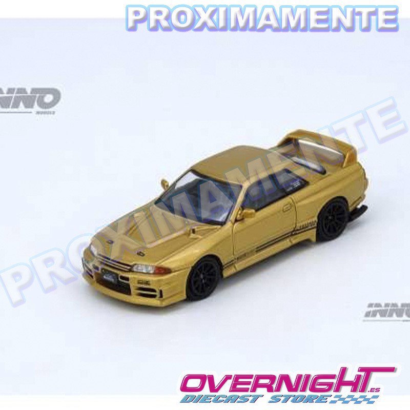 RESERVA Inno64 Nissan Top Secret BNR32 GT-R (650R) dorado Escala 1/64 in64-R32TS-650R