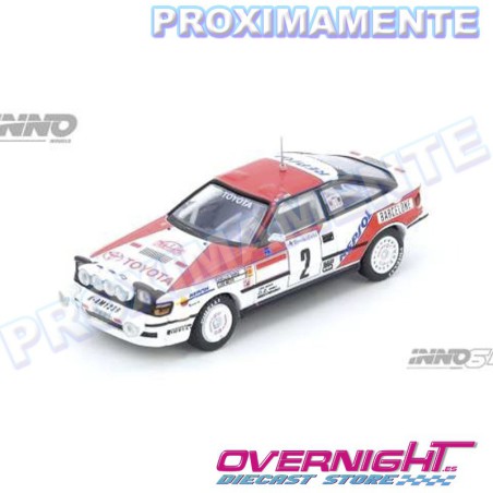 RESERVA Inno64 Toyota Celica GT-Four (ST165) Winner Rally Monte Carlo 1991 Sainz – Moya Escala 1/64 in64-ST165R-91MCW