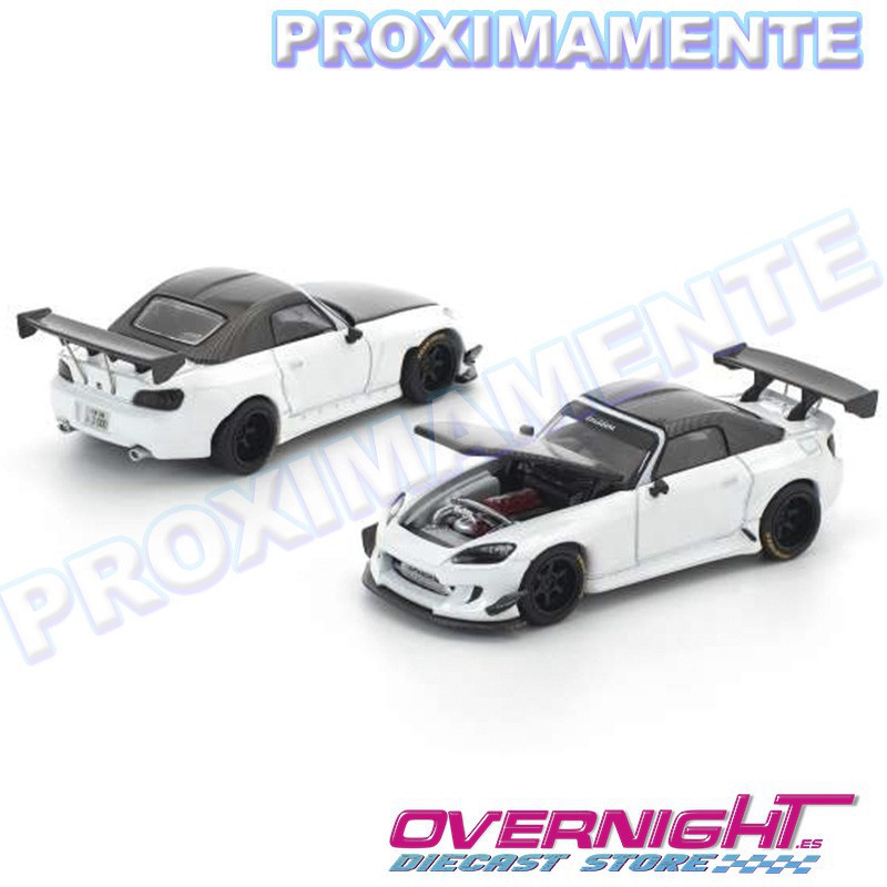 RESERVA Pop Race Pandem Honda S2000 Softtop blancoEscala 1/64 PR640389