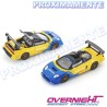 RESERVA Pop Race Spoon NSX-R GT azul y amarillo Escala 1/64 PR640310