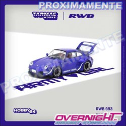 RESERVA Tarmac Works RWB 993 ARMY GIRL purple Escala 1/64 TC-T64-TL017-AG