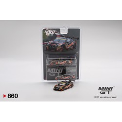 Mini GT Nissan GT-R (R35) Nismo GT3 n10 Ponos Gainer Gt-R Gainer 2023 Super Gt Series Escala 1/64 MGT00860-BL