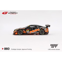 Mini GT Nissan GT-R (R35) Nismo GT3 n10 Ponos Gainer Gt-R Gainer 2023 Super Gt Series Escala 1/64 MGT00860-BL