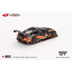Mini GT Nissan GT-R (R35) Nismo GT3 n10 Ponos Gainer Gt-R Gainer 2023 Super Gt Series Escala 1/64 MGT00860-BL