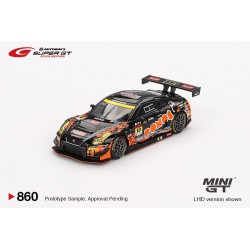 Mini GT Nissan GT-R (R35) Nismo GT3 n10 Ponos Gainer Gt-R Gainer 2023 Super Gt Series Escala 1/64 MGT00860-BL