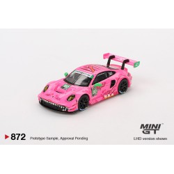 Mini GT Porsche 911 (992) GT3 R n80 Ao Racing Virginia Roxy Escala 1/64 MGT00872lhd