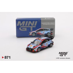 Mini GT Hyundai I20 N Rally 1 Hybrid n11 Winner Rally Monte Carlo 2024 Escala 1/64 MGT00871lhd