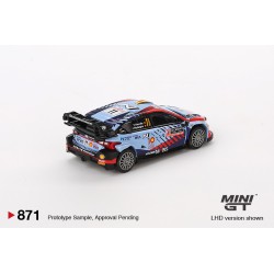 Mini GT Hyundai I20 N Rally 1 Hybrid n11 Winner Rally Monte Carlo 2024 Escala 1/64 MGT00871lhd
