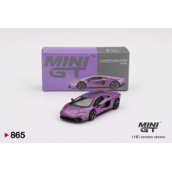 Mini GT Lamborghini Countach Lpi 800-4 Viola 30th Escala 1/64 MGT00865lhd