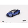Mini GT BMW M4 (G82) Compettion Portimao Blue Escala 1/64 MGT00845lhd