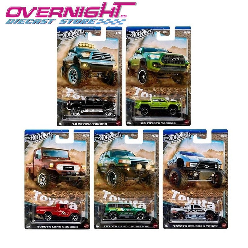 Hot Wheels SIlver Series - Toyota Trucks - pack de 5 coches GDG44-977N