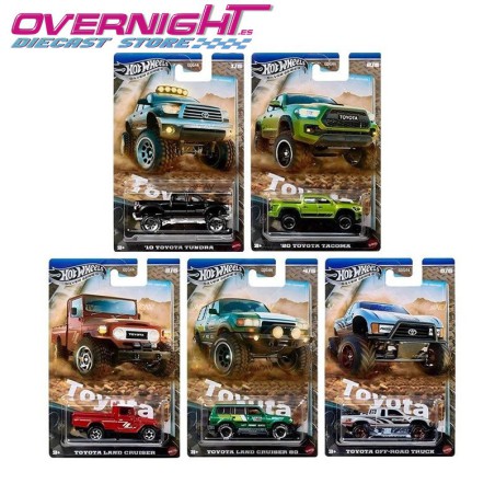 Hot Wheels SIlver Series - Toyota Trucks - pack de 5 coches GDG44-977N