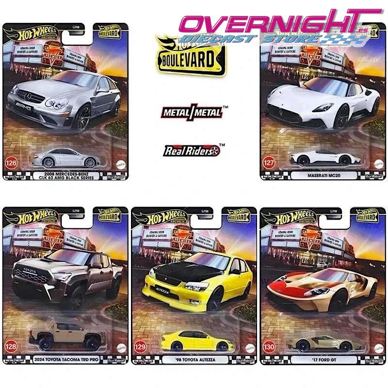 Hot Wheels Premium Boulevard 2025 Mix C pack de 5 coches - GJT68-978C